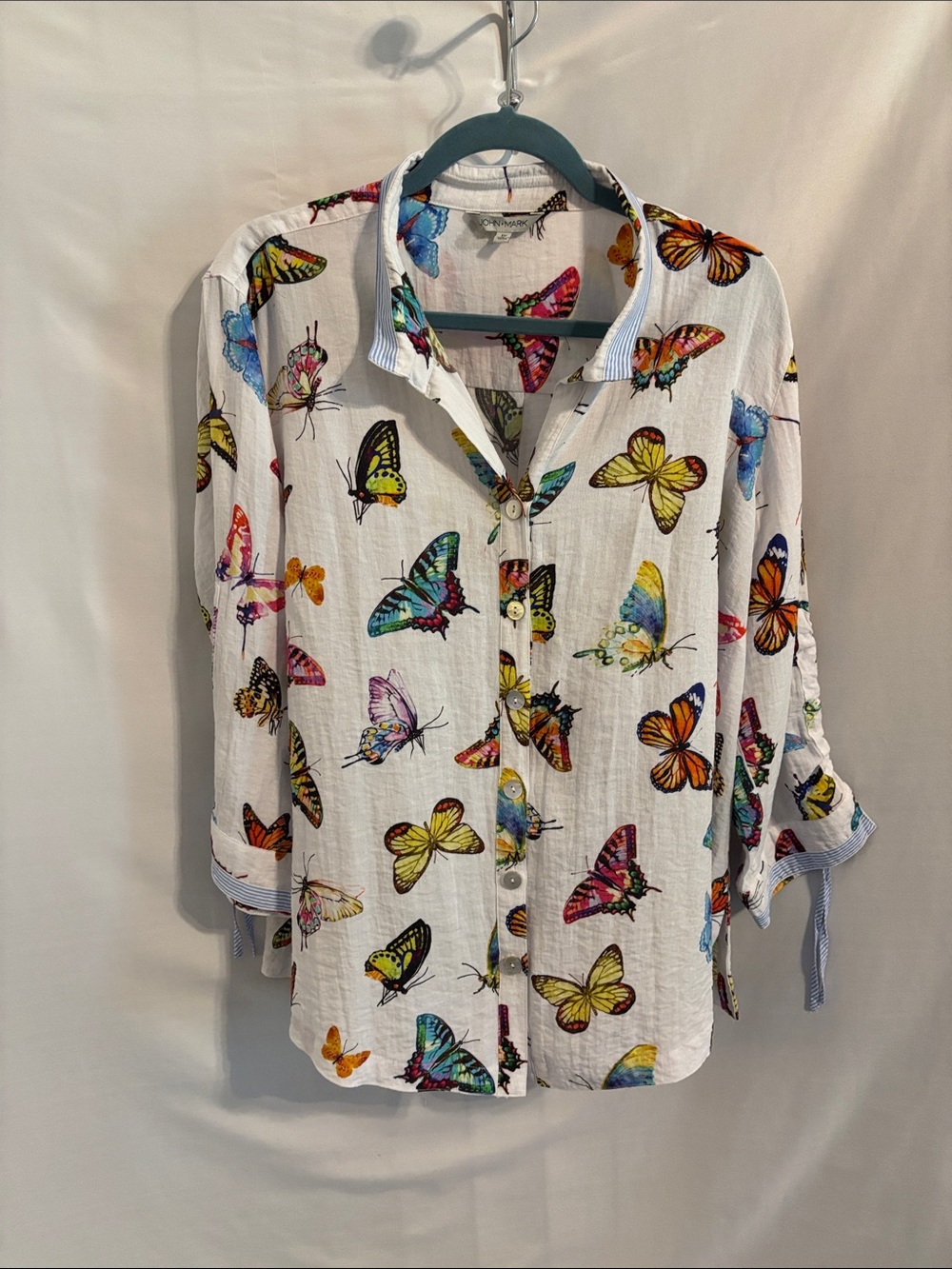 John Mark Butterfly blouse 1X
